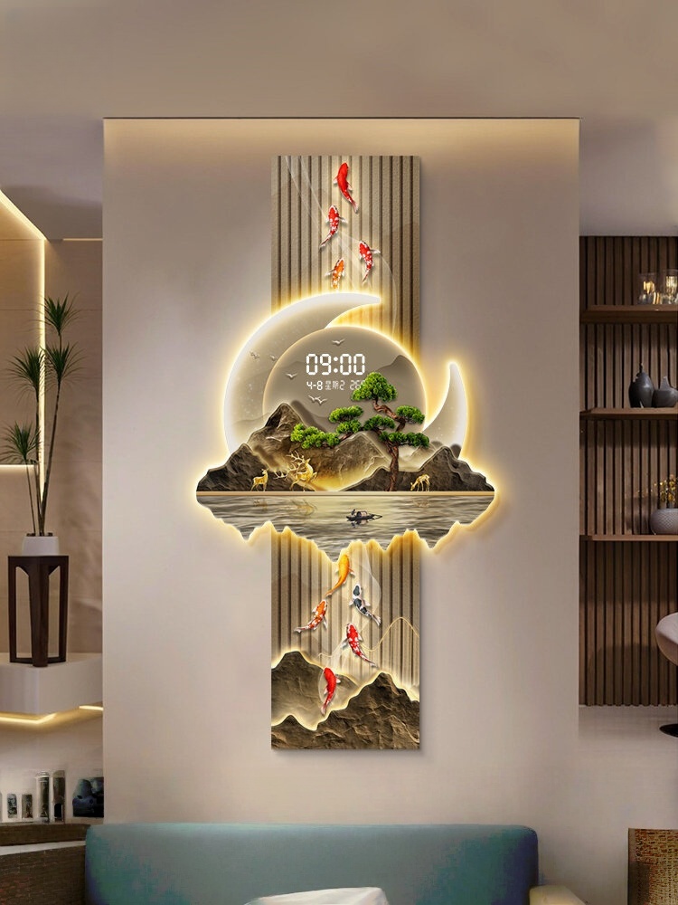 Lighting Home Decor Wall Clocks - Relojes de Pared de Diseño de