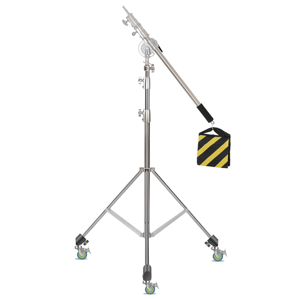 Lighting Gallery - Soporte de luz de acero inoxidable