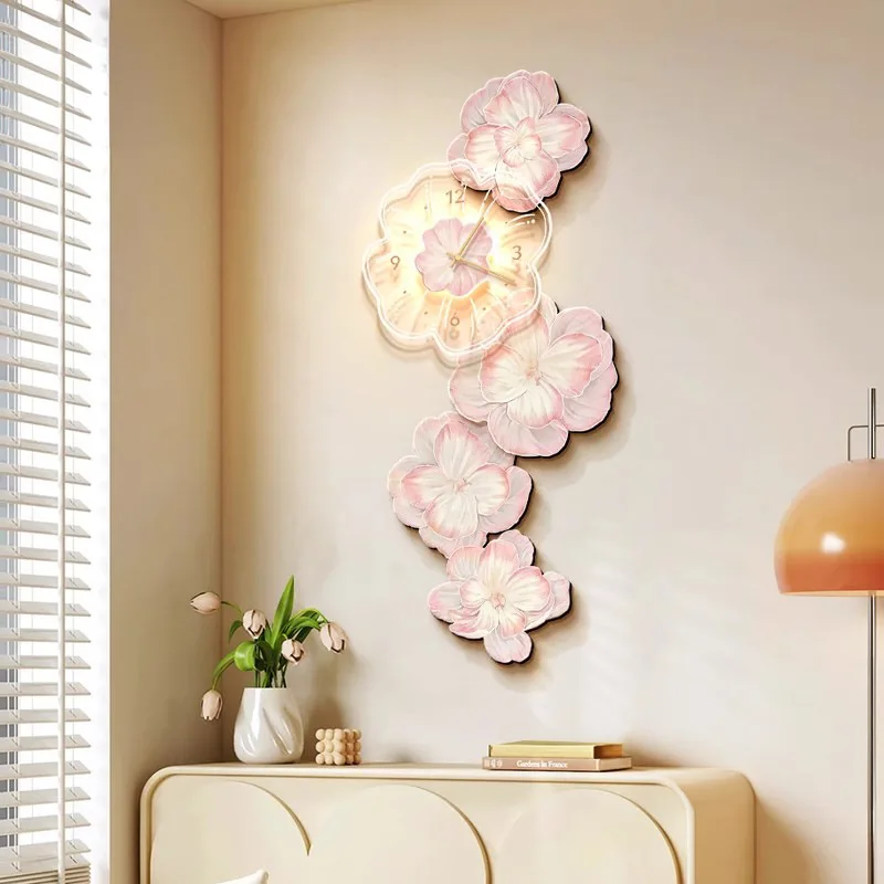 Lighting Home Decor Wall Clocks - Reloj de pared de lujo con