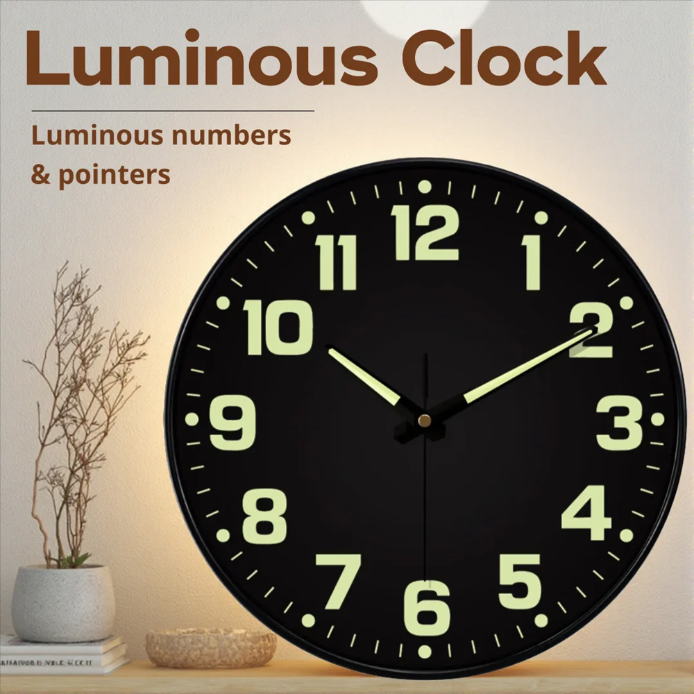Lighting Home Decor Wall Clocks - Reloj de pared luminoso con luz
