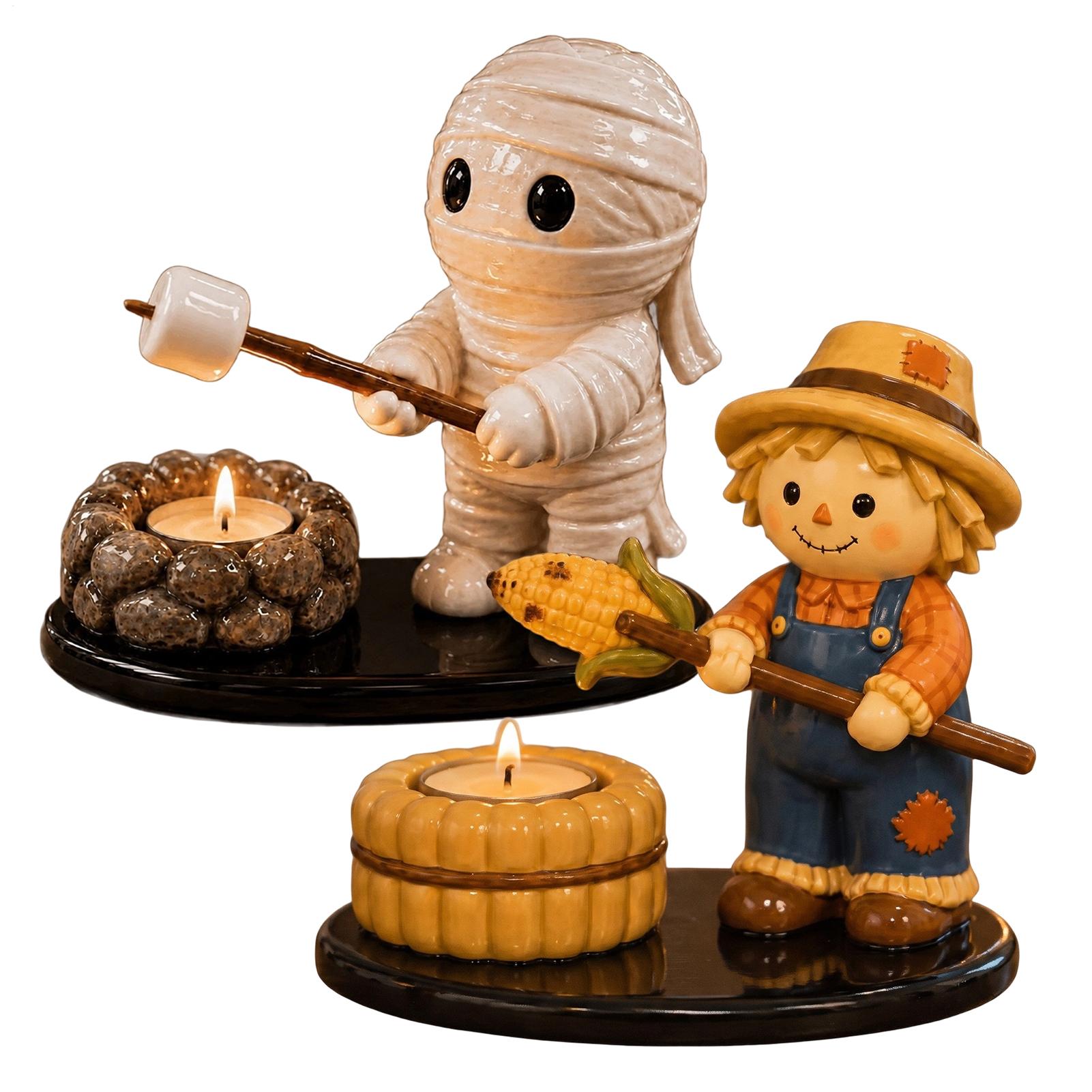 Lighting Decoration Stand - Portavelas de resina para velas de