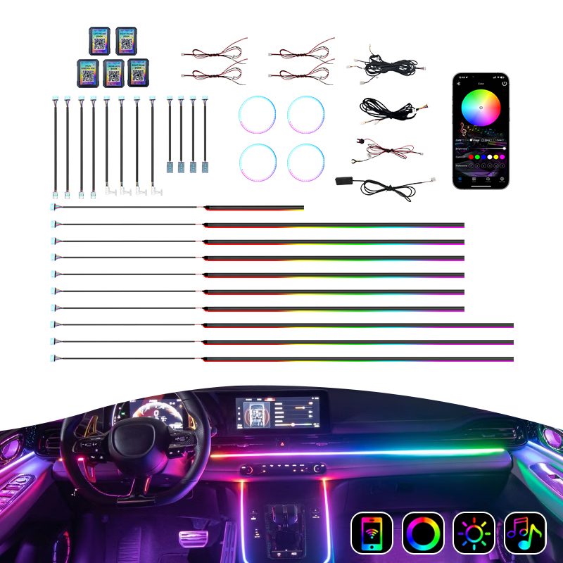 Ambient Led Strip - Kit de luces ambientales para coche