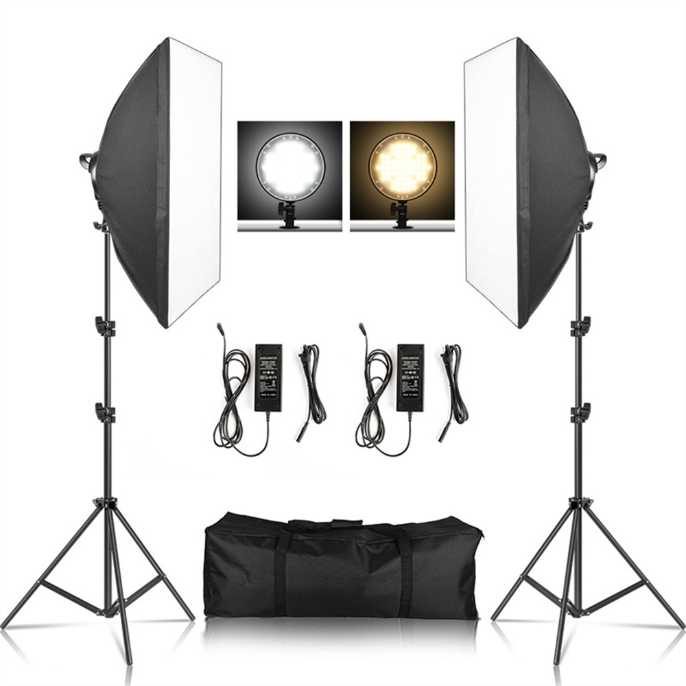 Lighting Gallery - Kit de fotografía de luz Softbox,