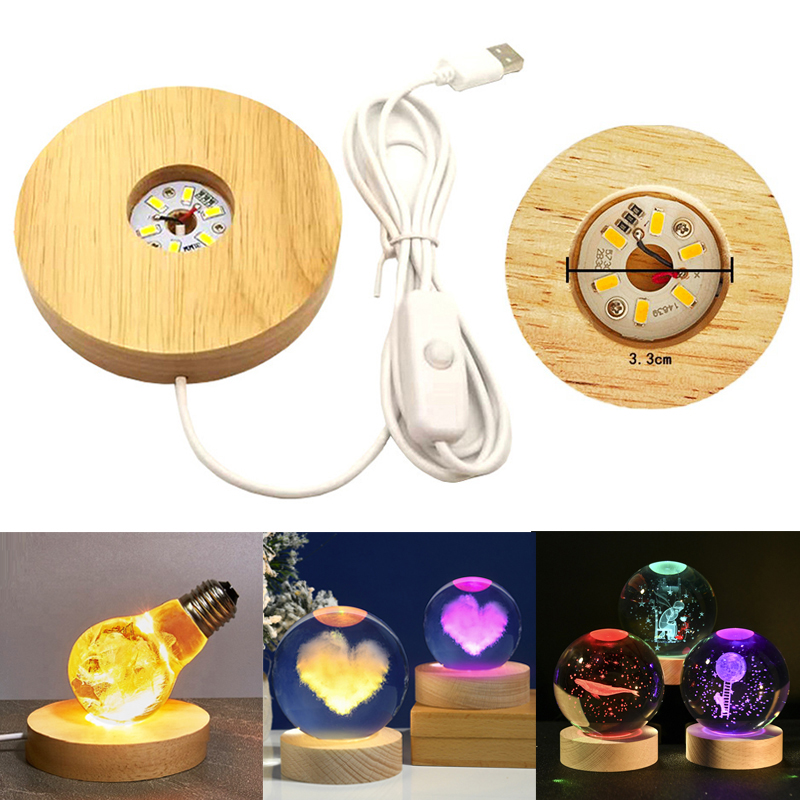 Exhibición de arte de resina,  - Lighting Decoration Stand reseña y precio