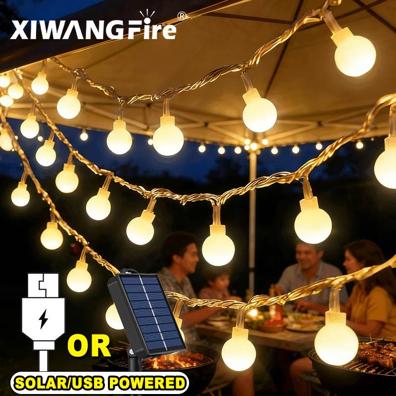 Guirnalda de Luces Solares/USB - Lighting Decor For Room reseña y precio