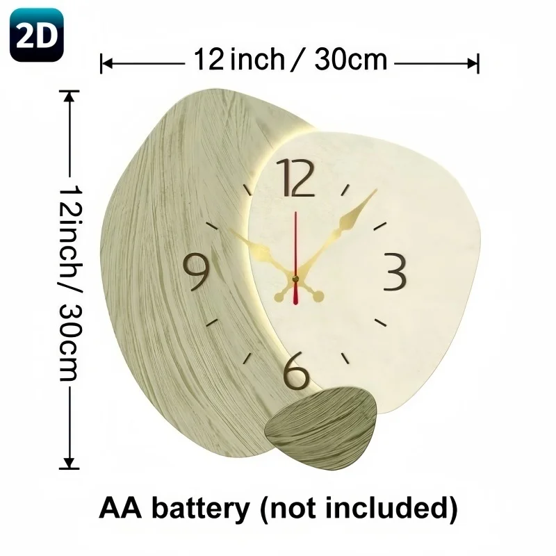 Reloj de Pared Silencioso de M - Lighting Home Decor Wall Clocks reseña y precio