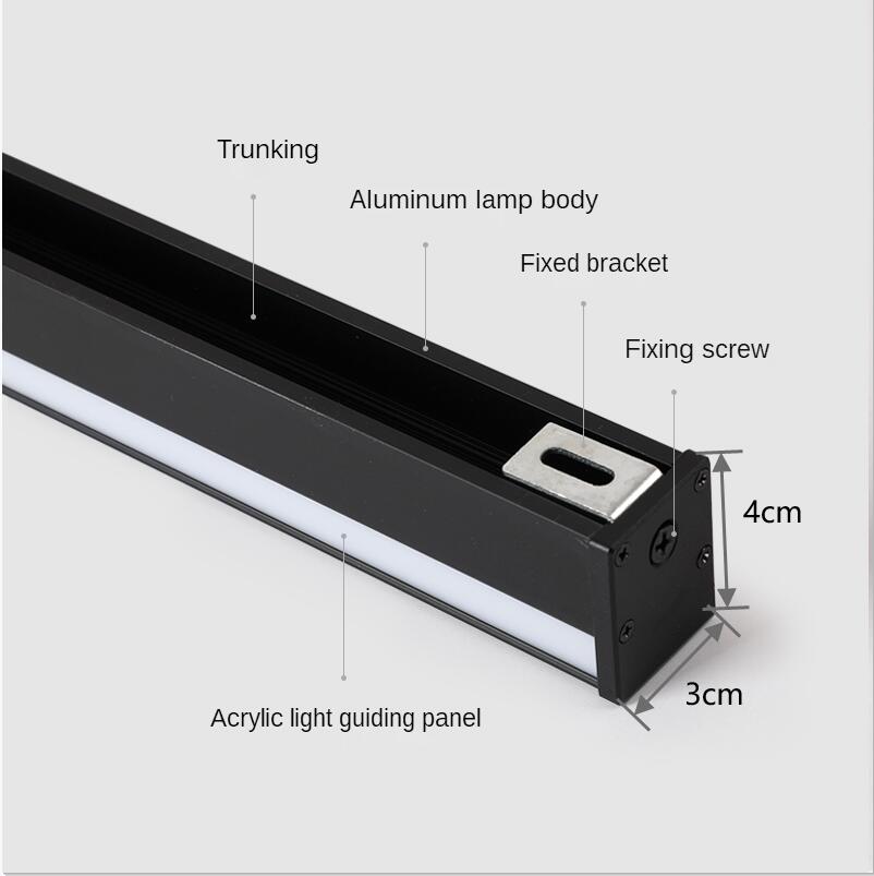 Lámpara de Pared LED Negra Mod - Foyer Lighting Wall Decor reseña y precio