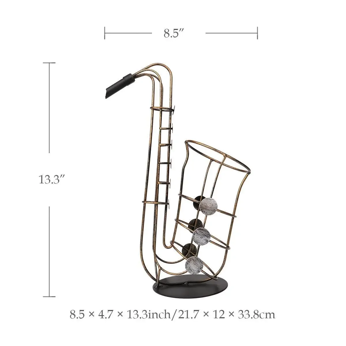 Estante de vino de hierro forj - Lighting Decoration Stand reseña y precio