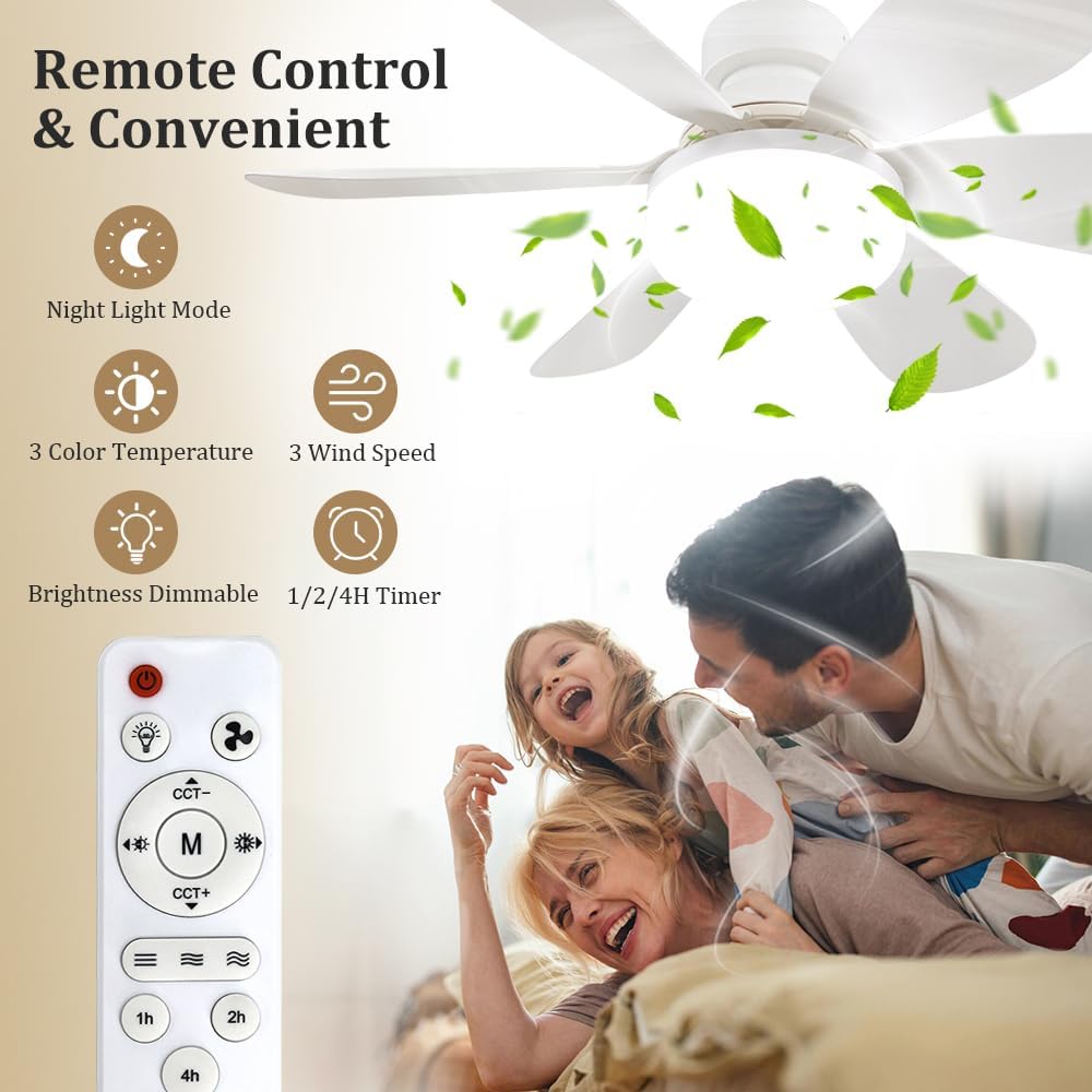 Ventilador de Techo con Luz y  - Lighting Decor For Room reseña y precio