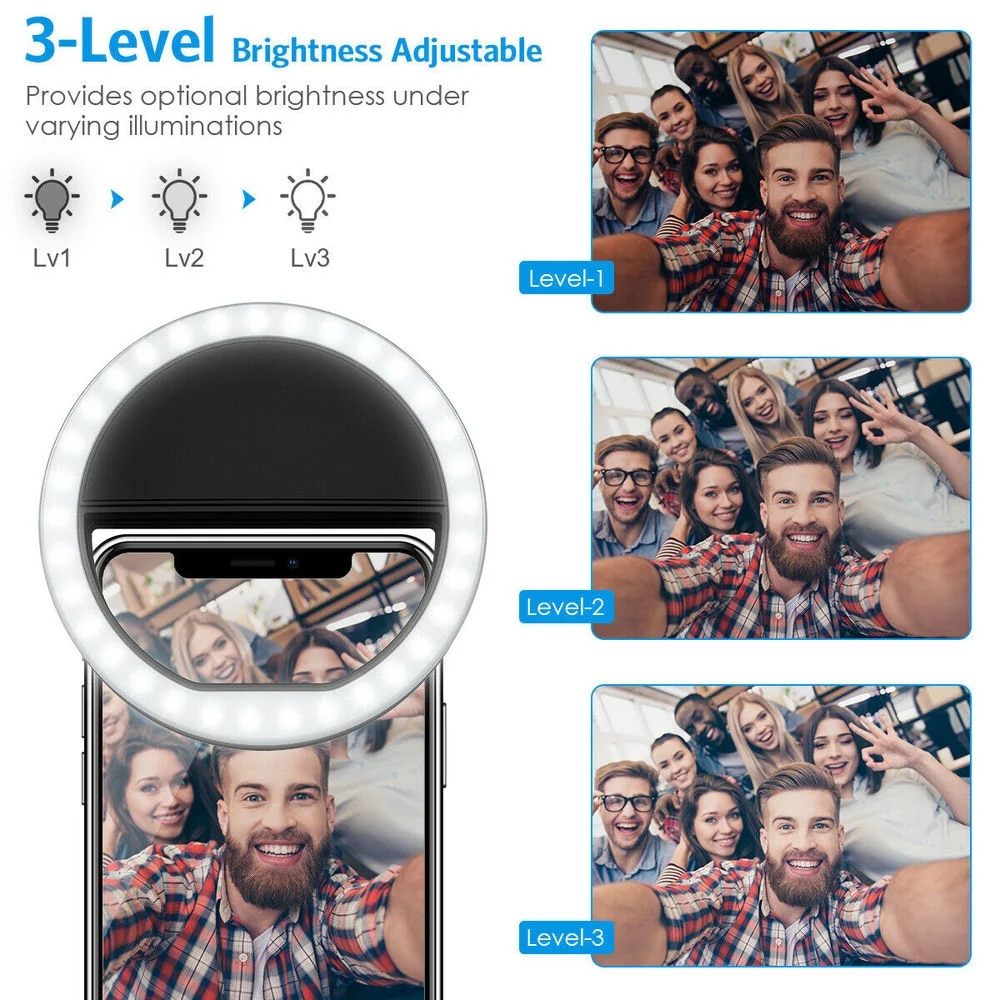 Anillo de luz LED recargable p - Lighting Gallery reseña y precio
