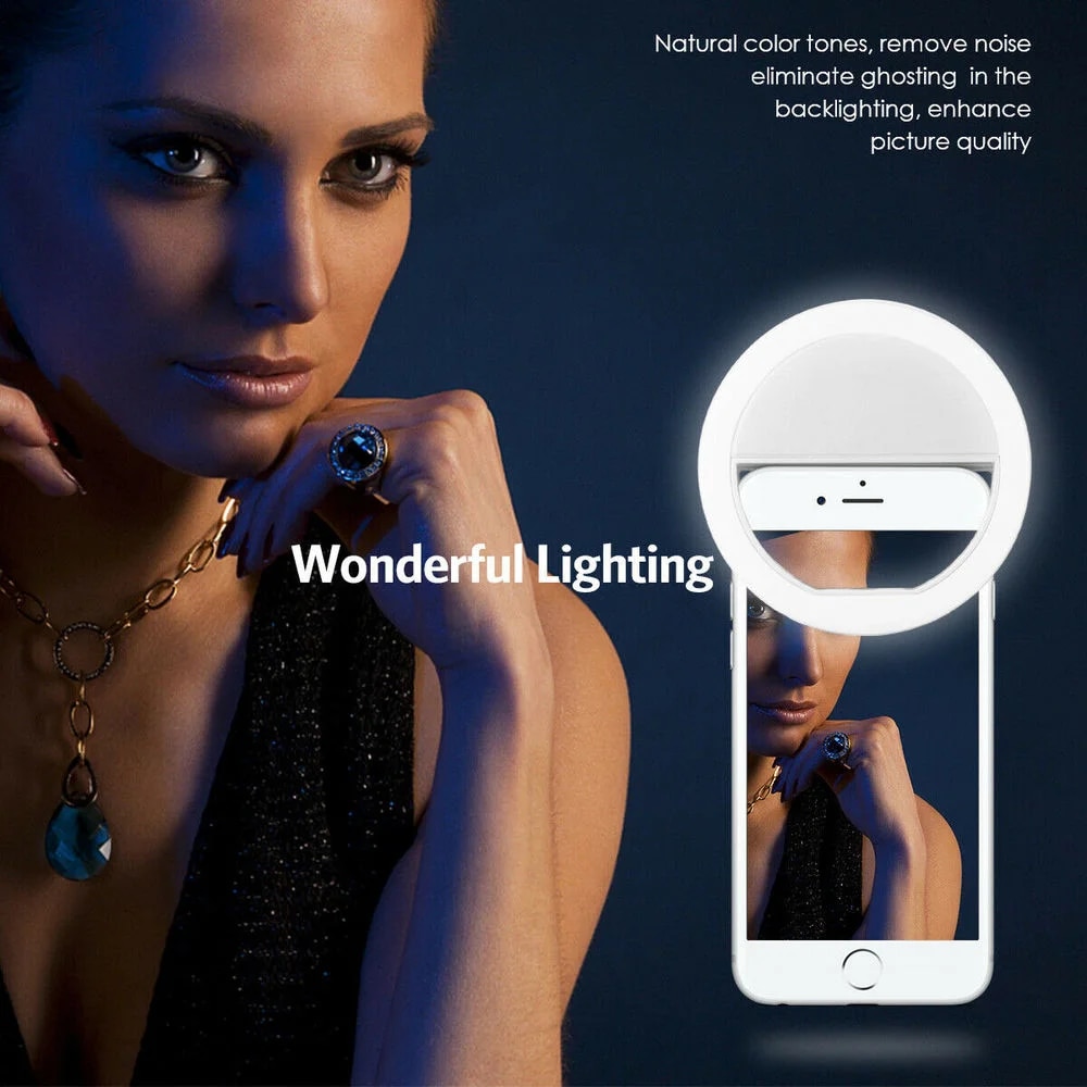 Anillo de luz LED recargable p - Lighting Gallery reseña y precio