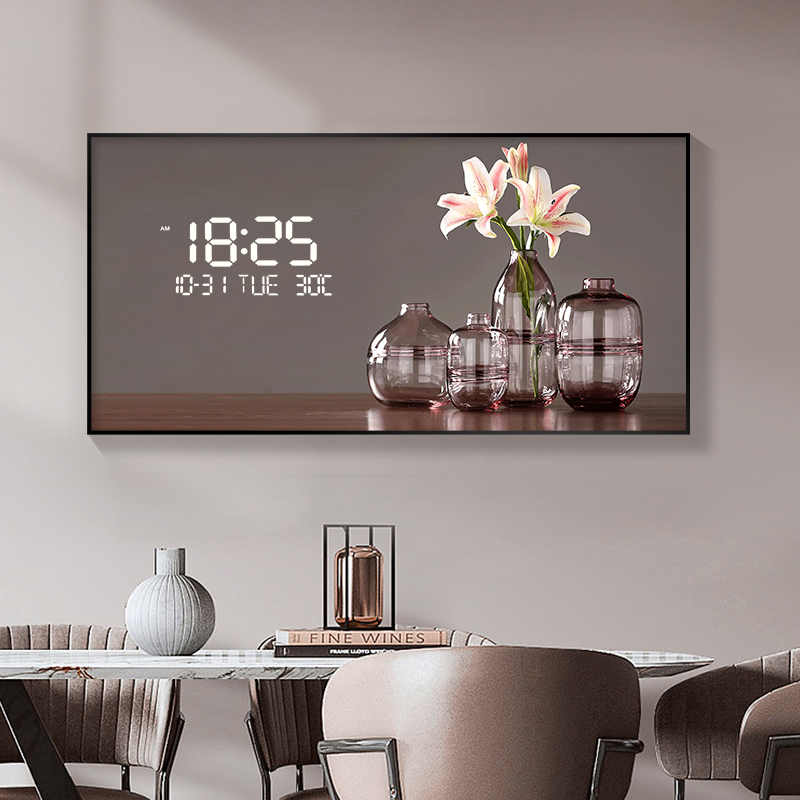 Reloj de pared Digital con pat - Lighting Home Decor Wall Clocks reseña y precio