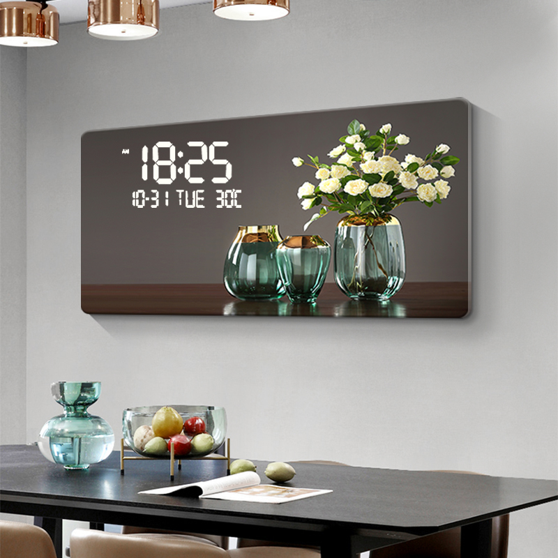 Reloj de pared Digital con pat - Lighting Home Decor Wall Clocks reseña y precio