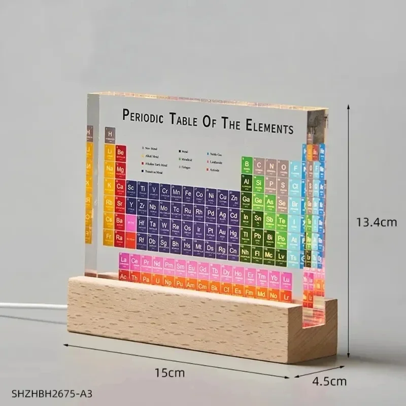 Tabla Periódica de Mendeleev e - Elements Lighting Decor reseña y precio