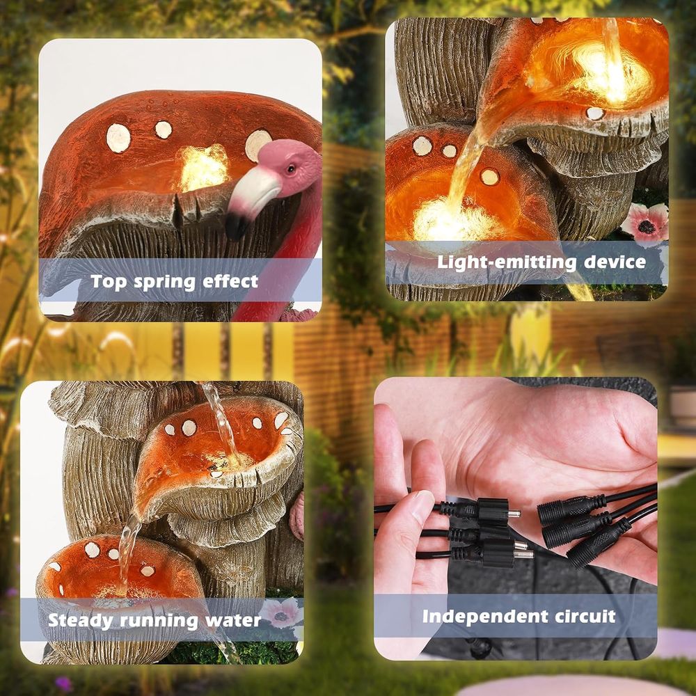 Cascadas de Jardín de 5 Nivele - Lighting Decoration Stand reseña y precio