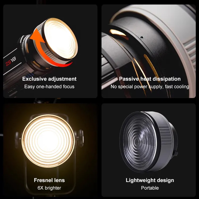 Lente Fresnel con Enfoque Ajus - Lighting Gallery reseña y precio
