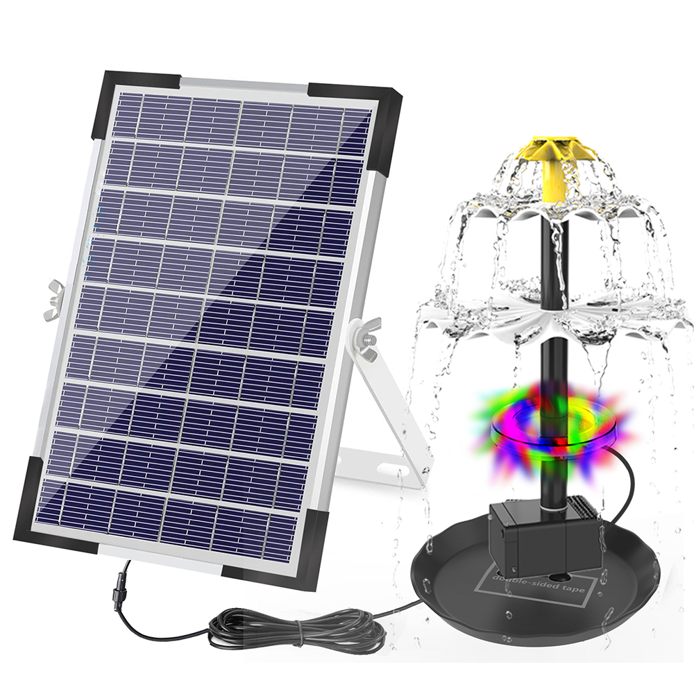 Bomba de Fuente Solar para bañ - Lighting Gallery reseña y precio