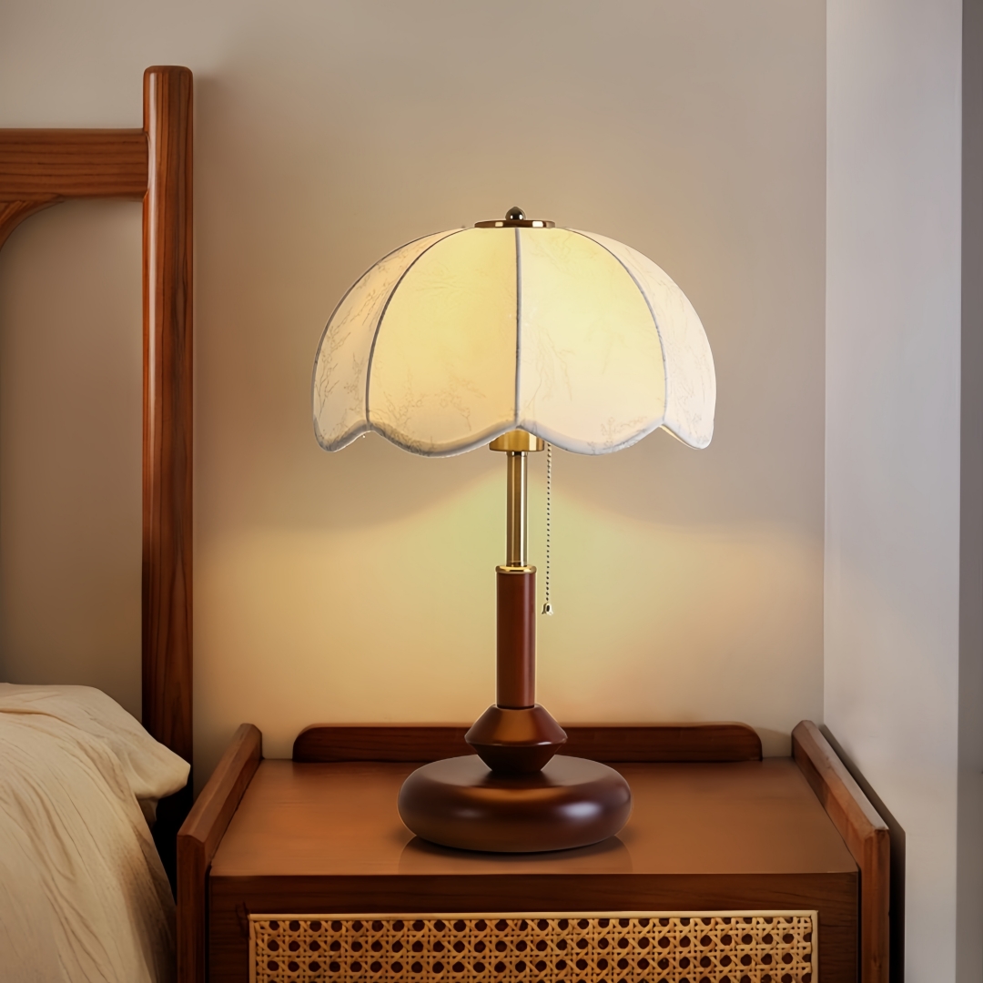 Lámpara de Mesa Vintage con Fo - Lighting Decor For Room reseña y precio