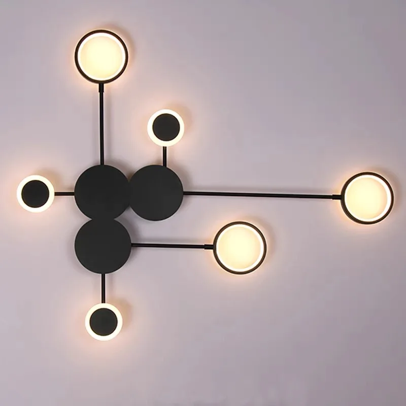 Candelabro de pared Led modern - Lighting Home Decor Wall Clocks reseña y precio