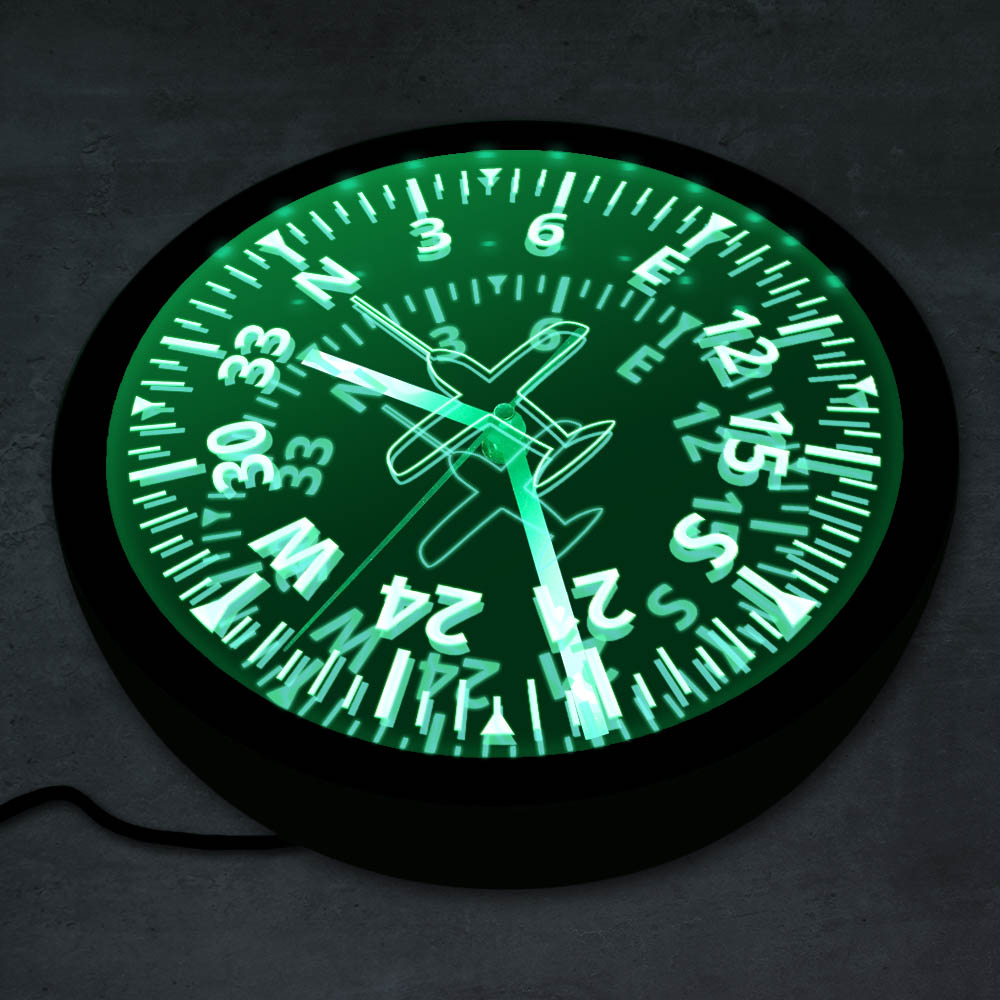 Medidores de aviones, instrume - Lighting Home Decor Wall Clocks reseña y precio