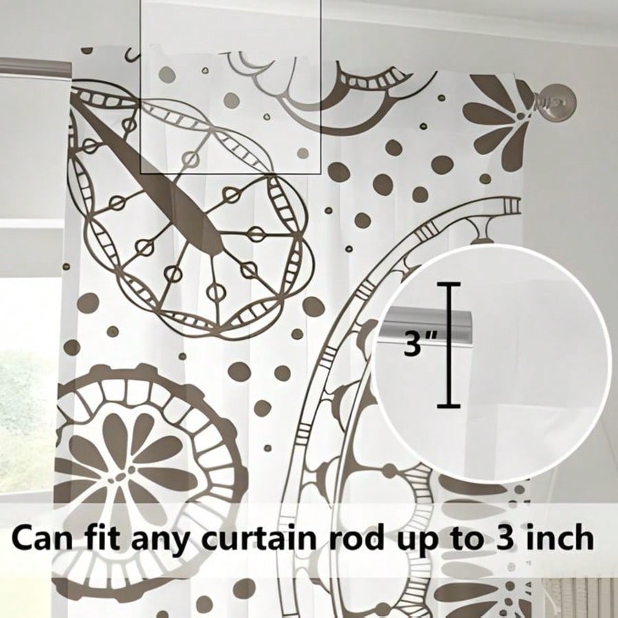 2 cortinas planas 2D con fondo - Elements Lighting Decor reseña y precio