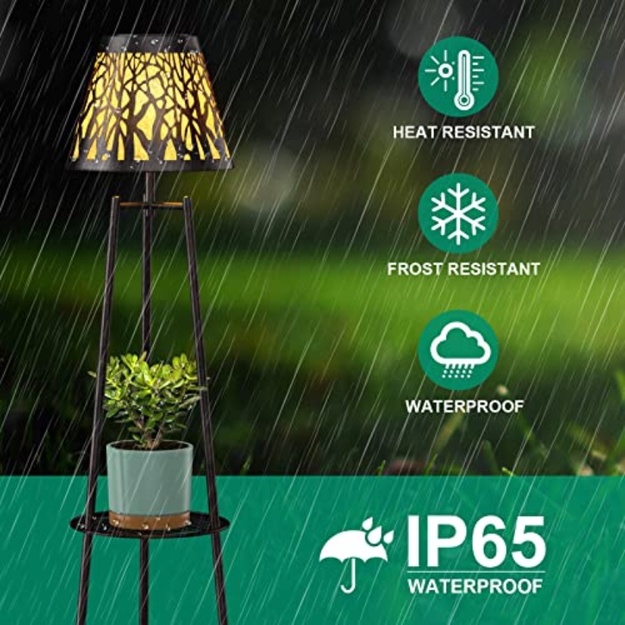 Paquete de 2 Lámparas Solares  - Lighting Decoration Stand reseña y precio