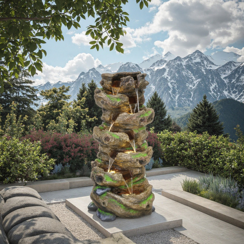 Fuente de Jardín Personalizada - Elements Lighting Decor reseña y precio