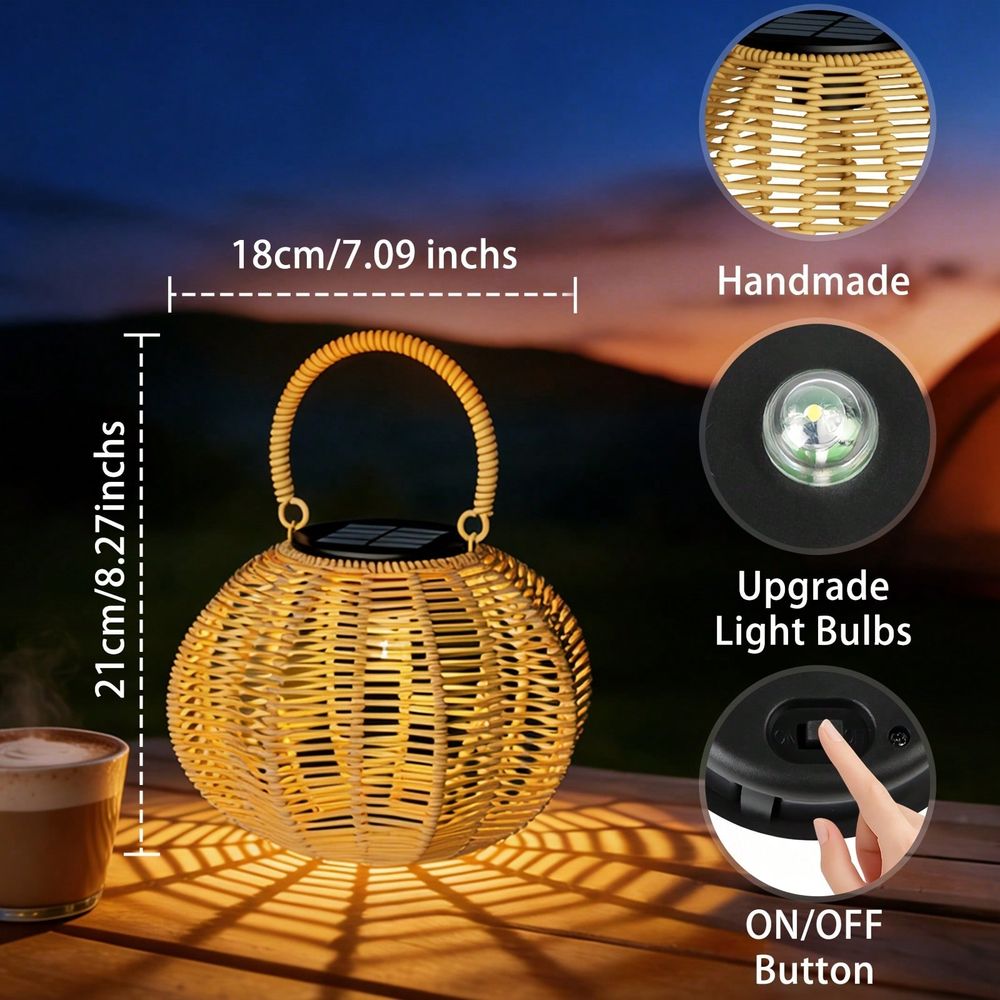 Lámpara Solar de Ratán para De - Outdoor Lighting Wedding Decor reseña y precio