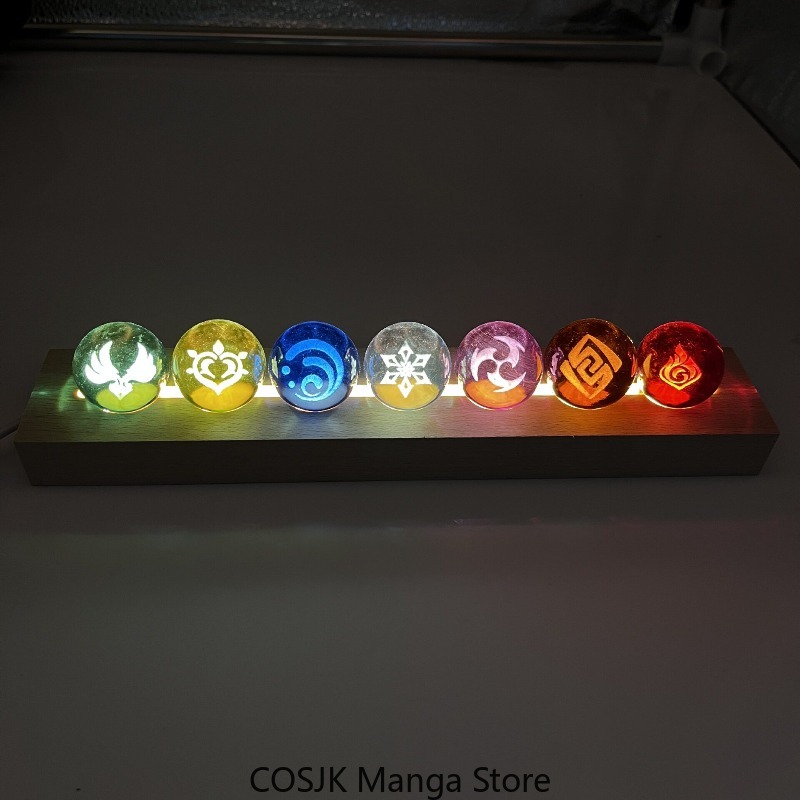 Lámpara de Noche con Bola de C - Elements Lighting Decor reseña y precio