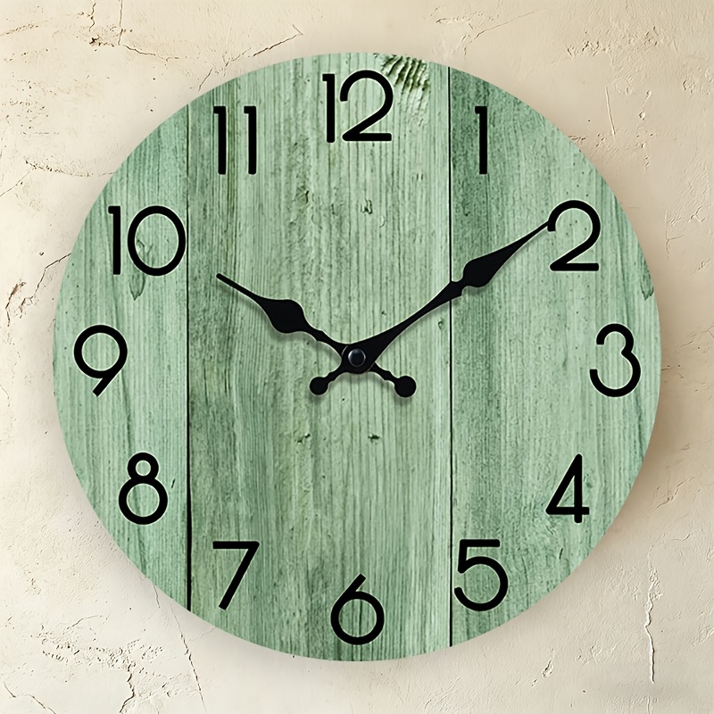 Reloj de pared redondo con pat - Lighting Home Decor Wall Clocks reseña y precio