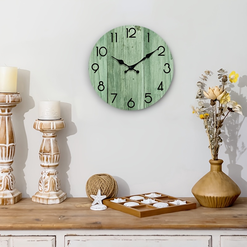 Reloj de pared redondo con pat - Lighting Home Decor Wall Clocks reseña y precio
