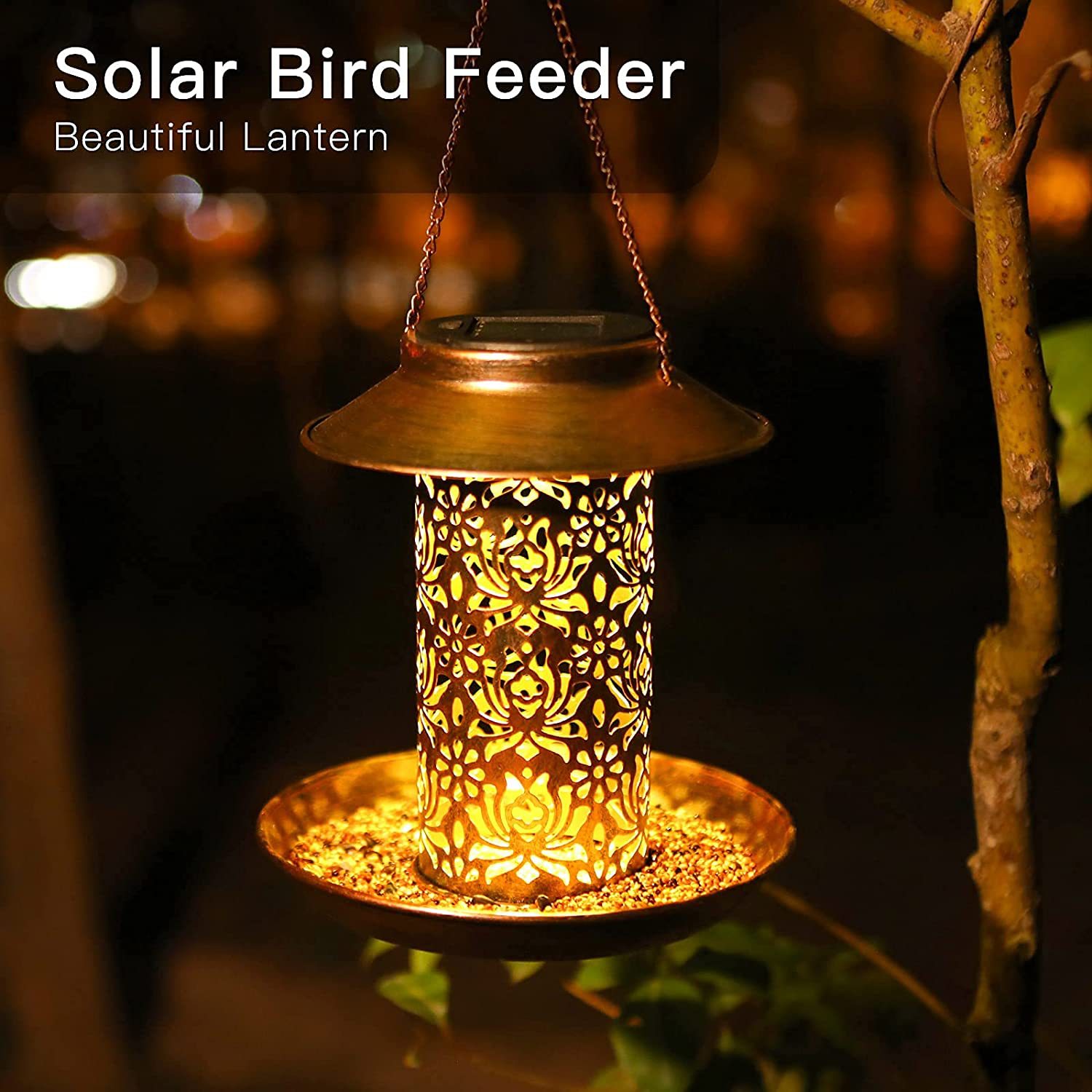 Casa para pájaros colgante, co - Outdoor Lighting Decor Ideas reseña y precio